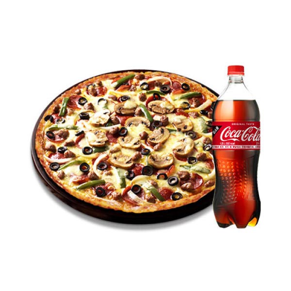 Super Deluxe Large (Thin Crust) + Cola 1.25L