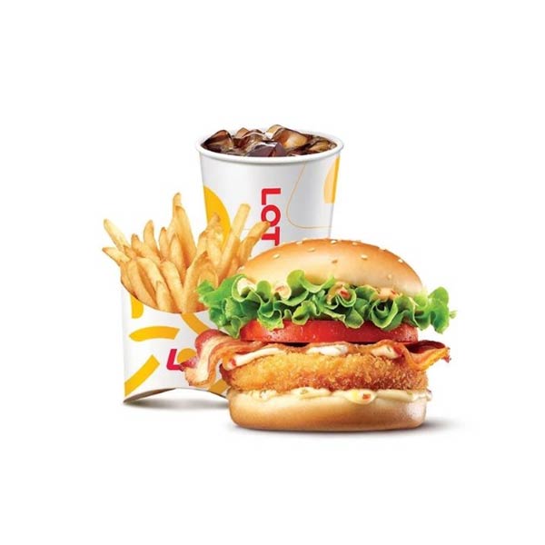 Shrimp Bacon Burger Set