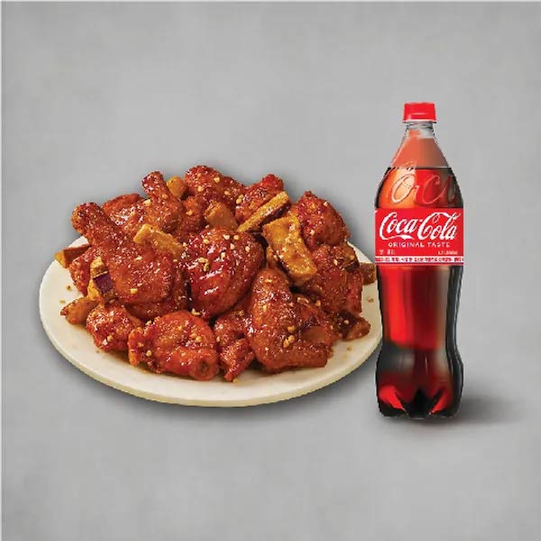 辛口マプソディチキン＋コーラ1.25L
