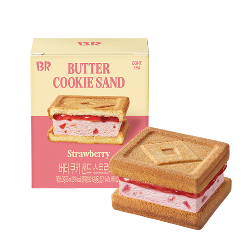 Butter Cookie Sandwich Strawberry