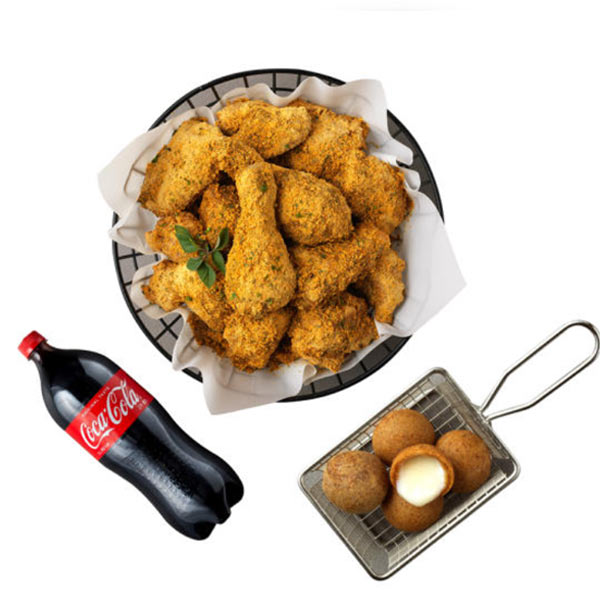 Purinkle Chicken + Cheese Balls + Cola 1.25L