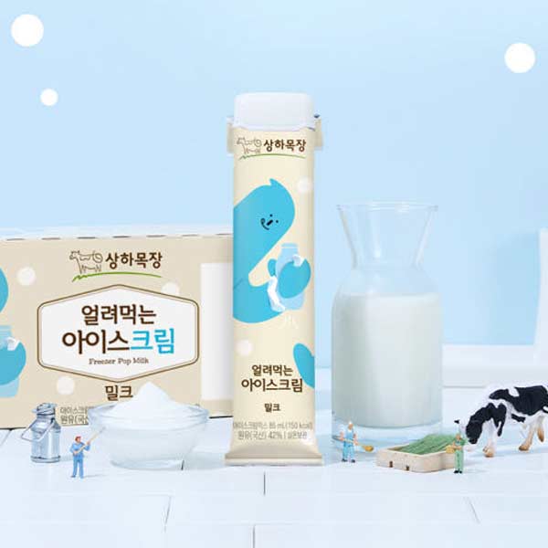 Sanghamokjang Frozen Ice Cream Milk 85ml 24 packs