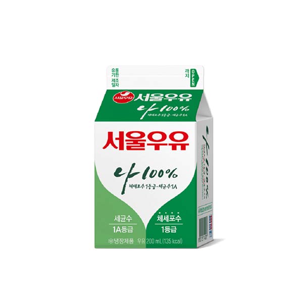 ソウル）牛乳 200ml