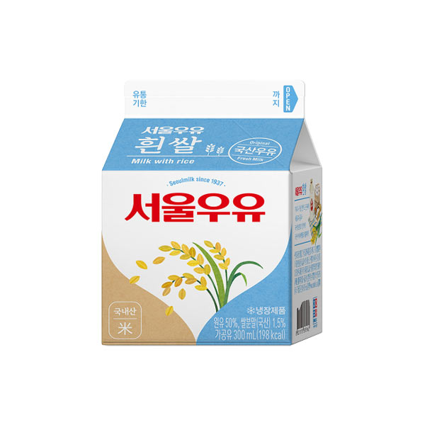 서울)흰쌀우유300ml