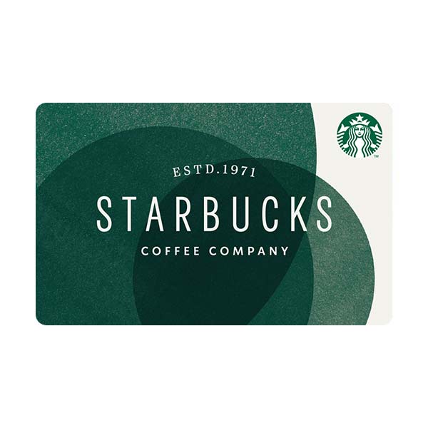 30,000 KRW Starbucks gift card