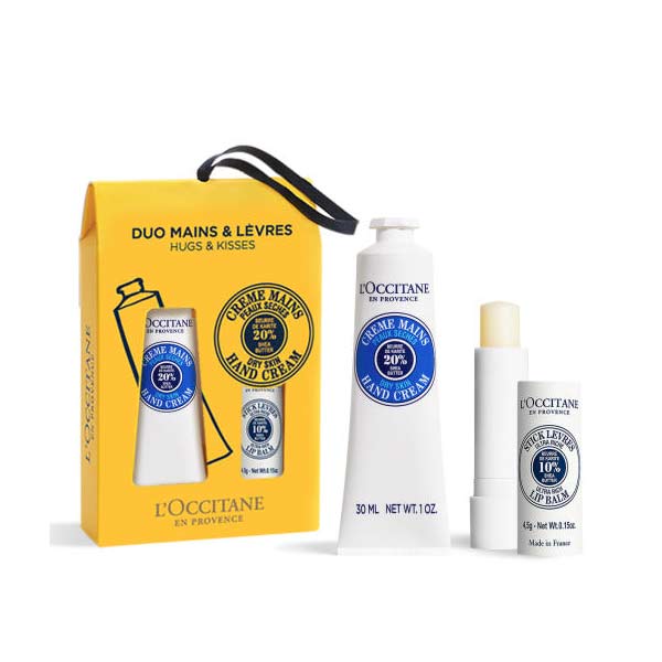 Shea Butter Hand Cream & Stick Lip Balm Duo