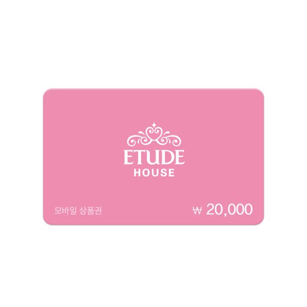 ETUDE 20,000 KRW Gift Card