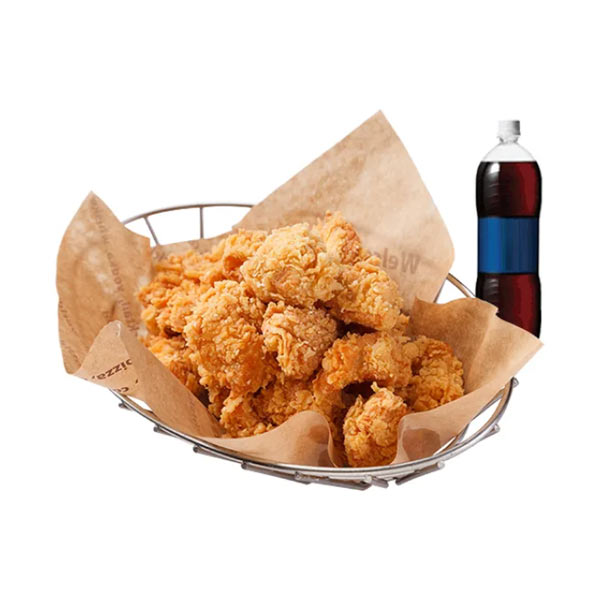 Boneless Fried Chicken + Cola  500ml