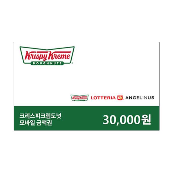 Krispy Kreme Donut Mobile 30,000 KRW Gift Card