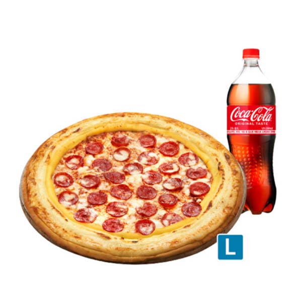 Pepperoni (Cheese Burst) L + Coke 1.25L