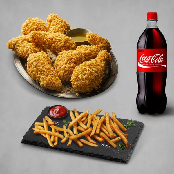 황금올리브치킨+BBQ감자튀김+콜라1.25L