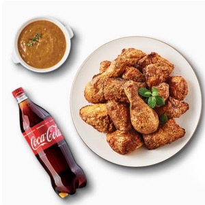 Goobne Crispy Pepper Chicken + chicken mac ni + coke 1.25L