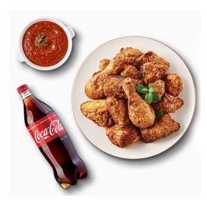 Goobne Crispy Pepper Chicken + Tikka Masala + Coke 1.25L