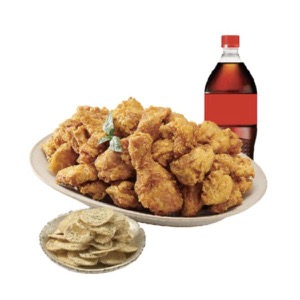 (Original / Boneless)Fried Chicken+Yellow Chips+Cola1.25L