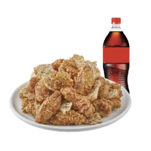 (Original/Combo) Crispy Nourishing Chicken + Coke 1.25L