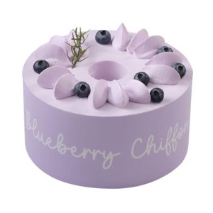 Refreshing Blueberry Chiffon Cake