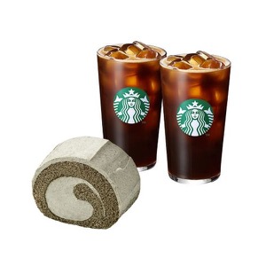 [ありがとう] アイスカフェアメリカーノT 2杯 + ふわふわ黒ごまロール