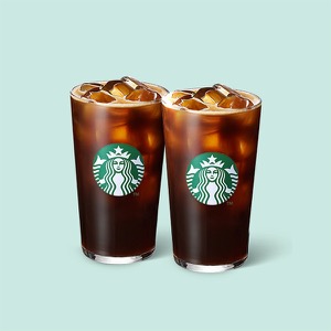 [涼しく一緒に] アイスカフェアメリカーノT 2杯