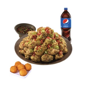 (Original/Boneless)Spicy Chicken+Original Cheese Ball+Cola1.25L