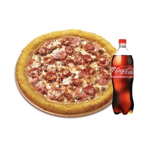 Cheese Roll All Meat (F) + Coca-Cola 1.25L