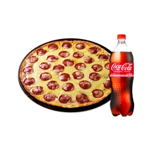 Pepperoni (thin) L Coke 1.25L