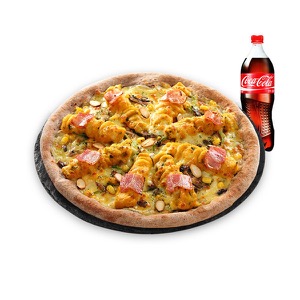 Kabocha Pizza (L) + Cola 1.25L