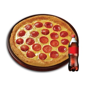 Pepperoni Pizza (L) + Cola 1.25L