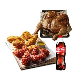Golden Olive Half and Half Chicken + Garlic Chicken + Coke 1.25L