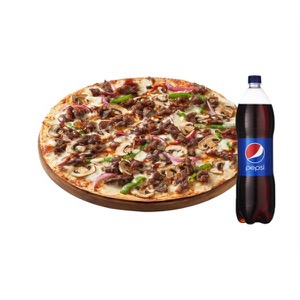 Mega crunch BBQ L + 1.25L Pepsi