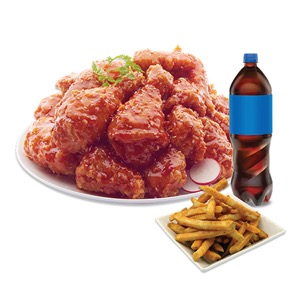 Yangnyeom Chicken + Coke (1.25L) + Potato
