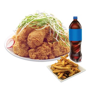 Oriental Chicken padal + Cola (1.25L) + Potato