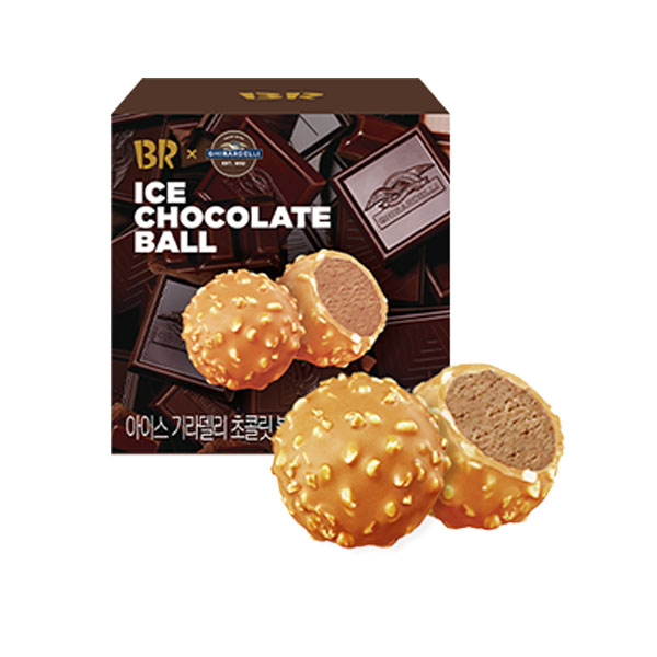 Iced Ghirardelli Chocolate Balls