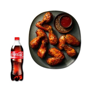 Sweet and Spicy Baked Chicken + Cola 1.25L