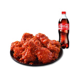 Chicken with Hot source + Cola 1.25L