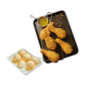 Golden Olive Chicken Drumsticks + Cream Cheese Balls