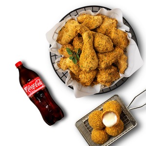 Purinkle Chicken + Purinkle Cheese Balls + Cola 1.25L