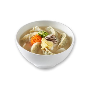 エビシイタケのトック餃子スープ